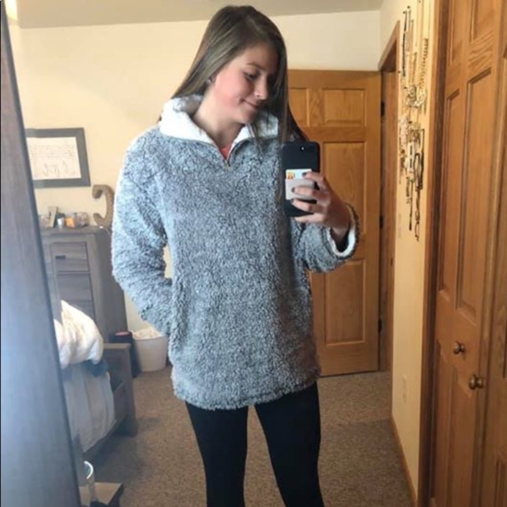 Brand New Cozy Sherpa Pullover